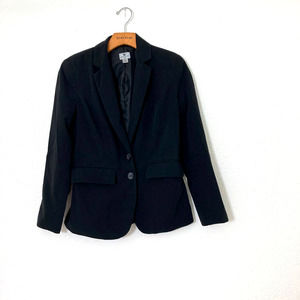 WORTHINGTON Black Button Blazer - Size 2P